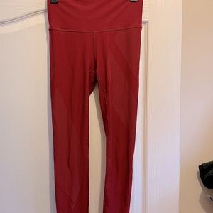 Red lululemon leggings